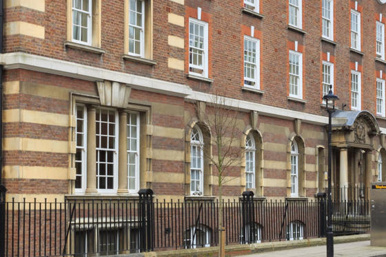 An exterior view of the Nutford House accommodation building at LSE