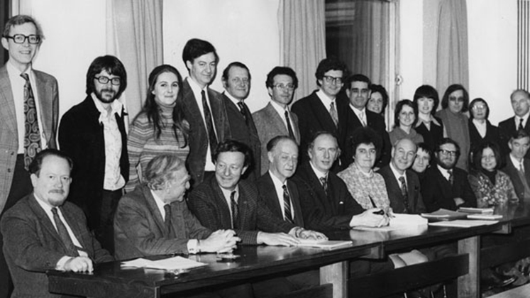 A picture of LSE Government faculty in 1971