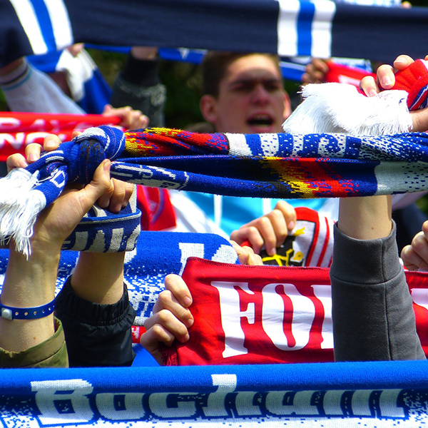 Image of football fans